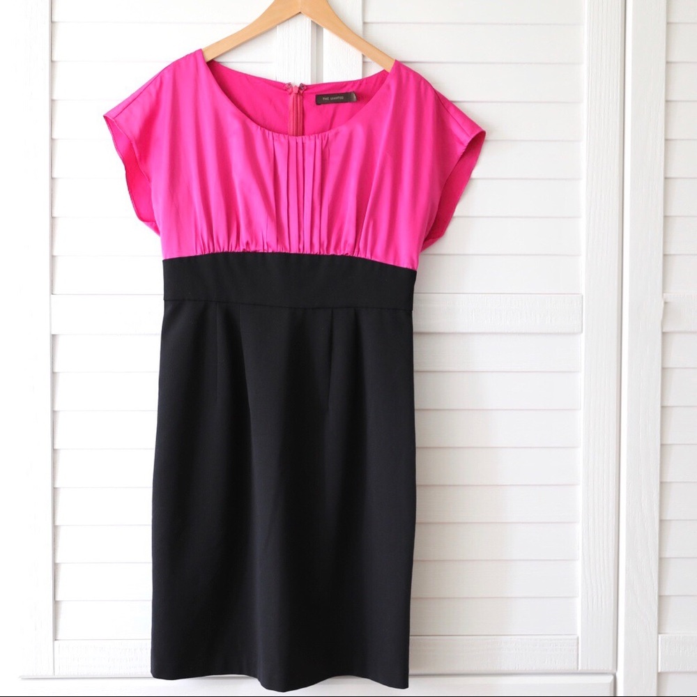 The Limited Pink and Black Dress